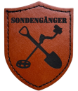 PU Kunstleder Aufnäher "Sondengänger"